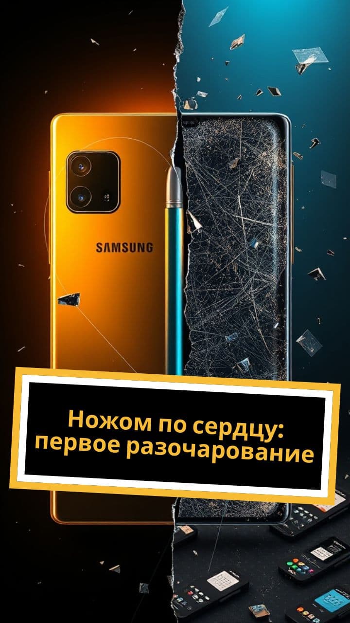 Ножом по сердцу: первое разочарование