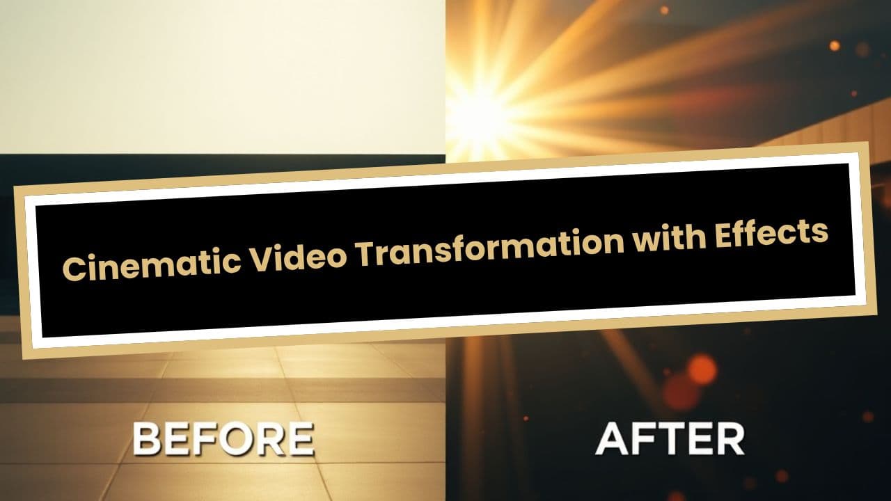 Cinematic Video Transformation with Effects