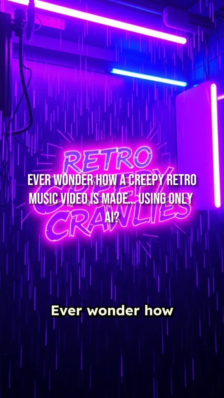 Creepy Retro AI Music Video Breakdown