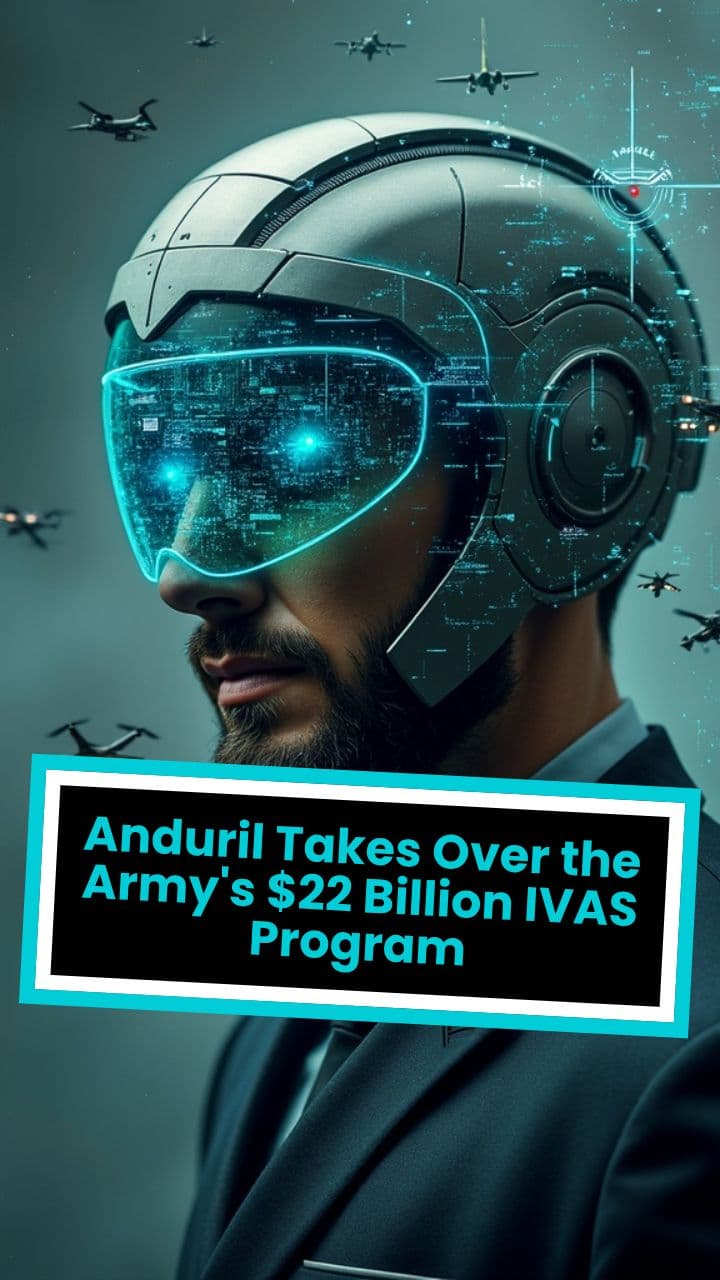 Anduril Takes Over the Army's $22 Billion IVAS Program