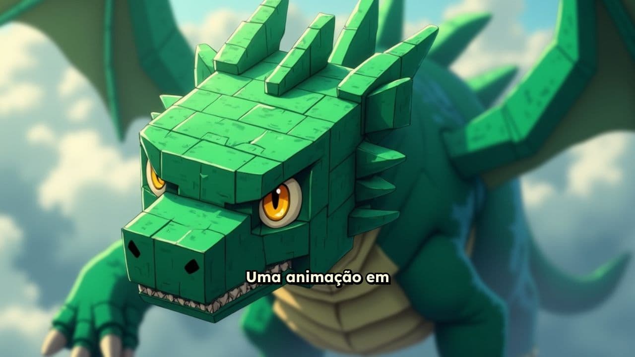 Dragão em Ação: Luta Contra Piranhas