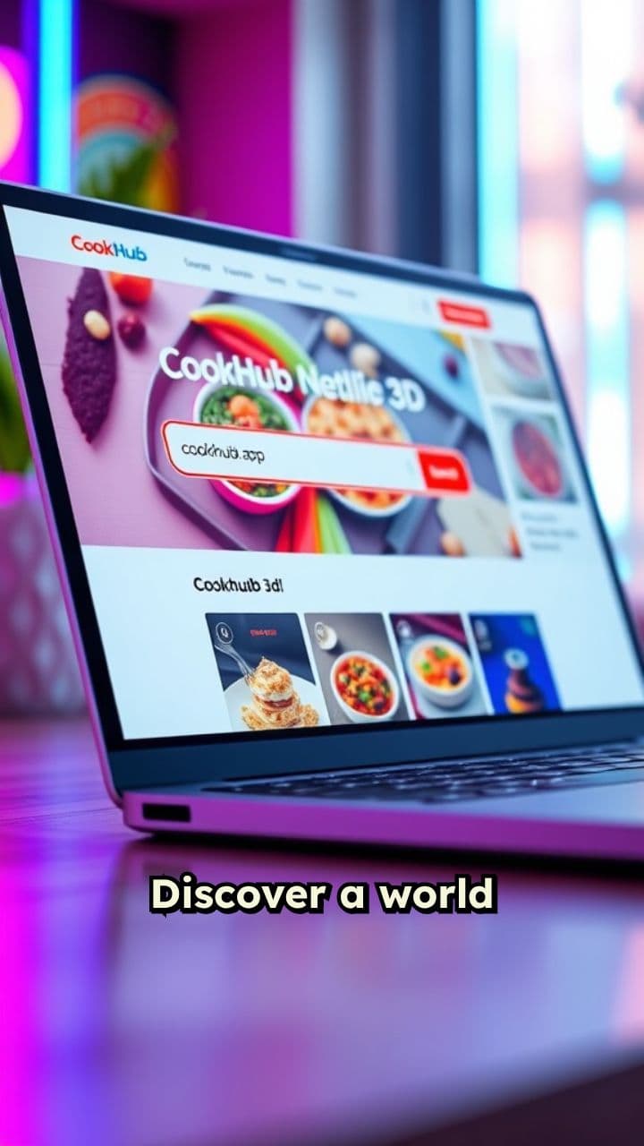 CookHub 3D: Your Culinary Journey