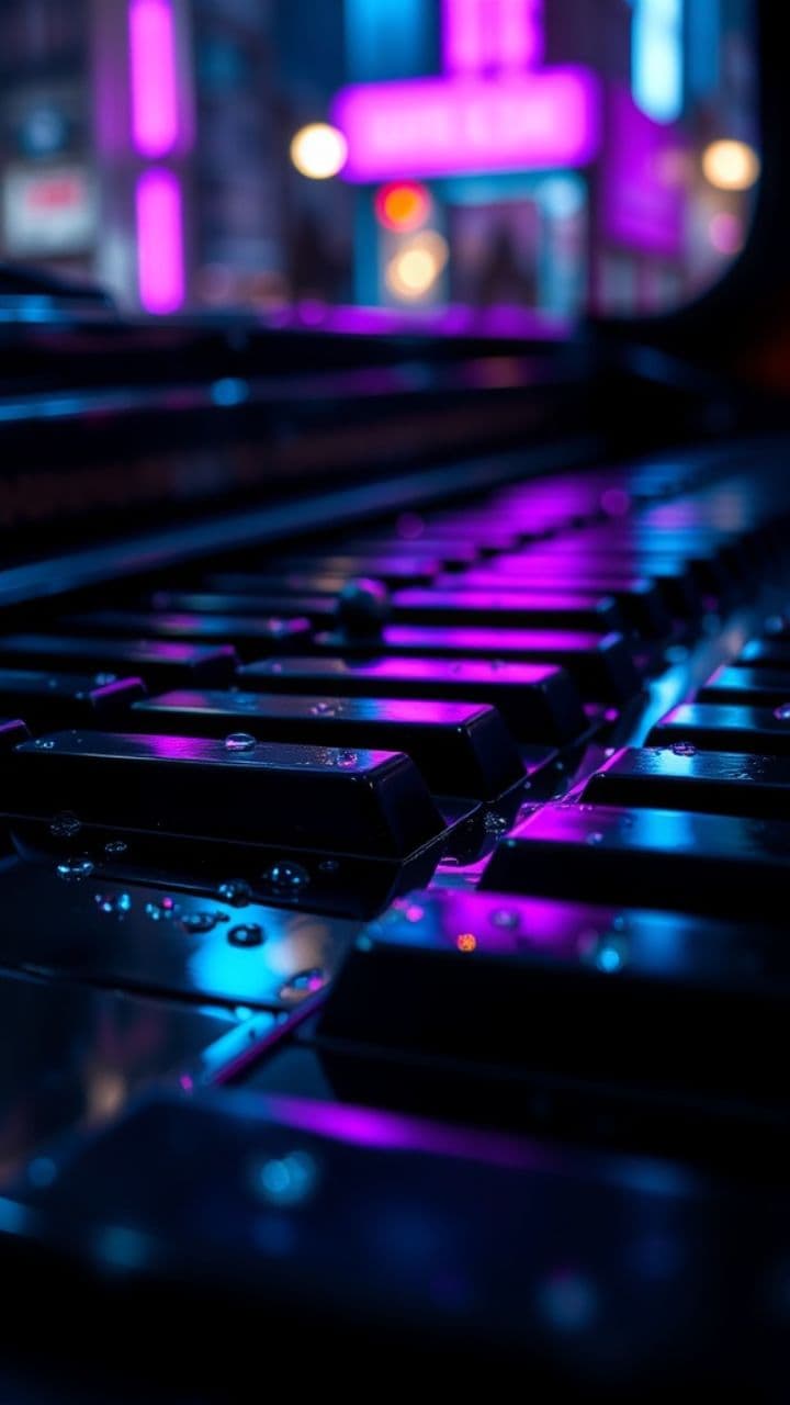 Płonę w neonowym mieście