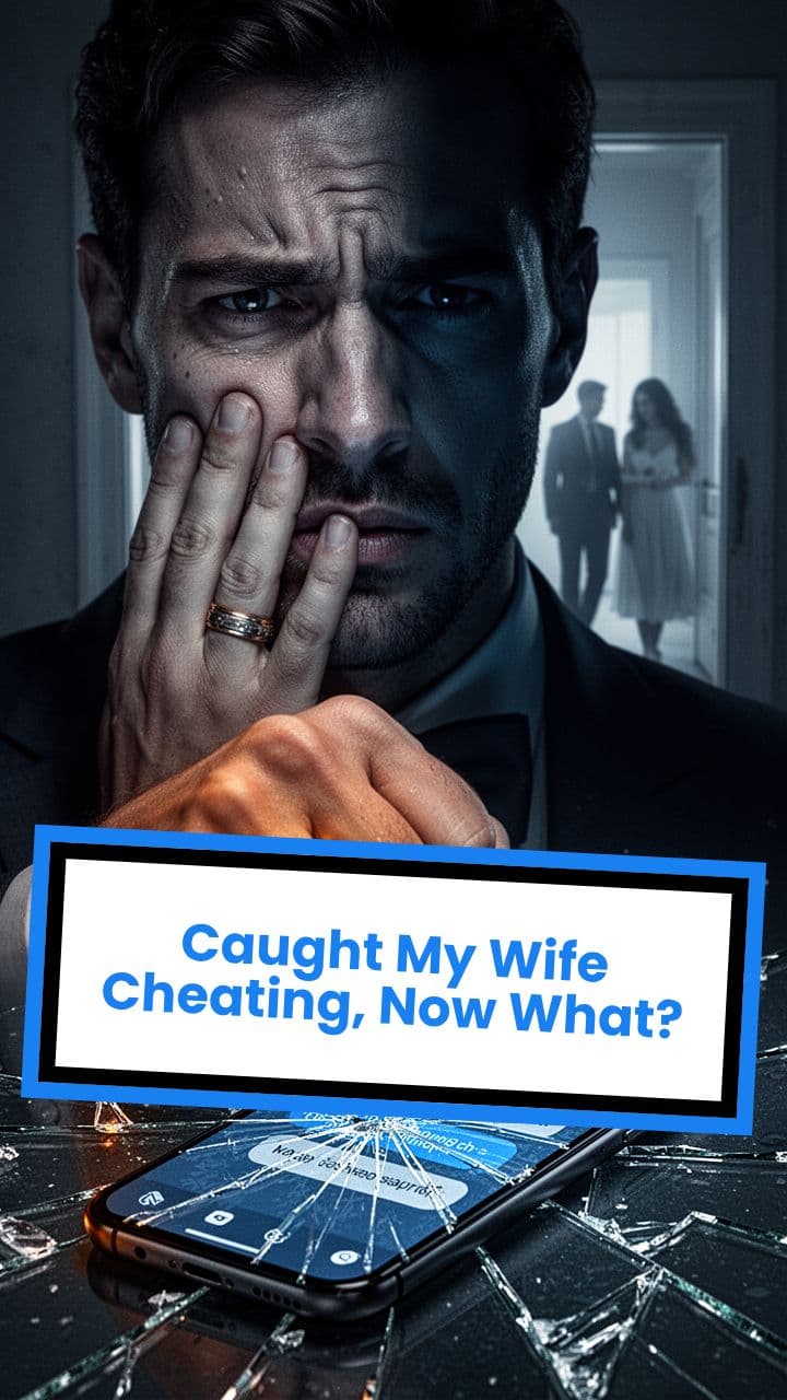 Caught My Wife Cheating, Now What?