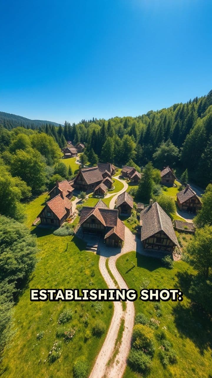 A Day in a Cheerful Village