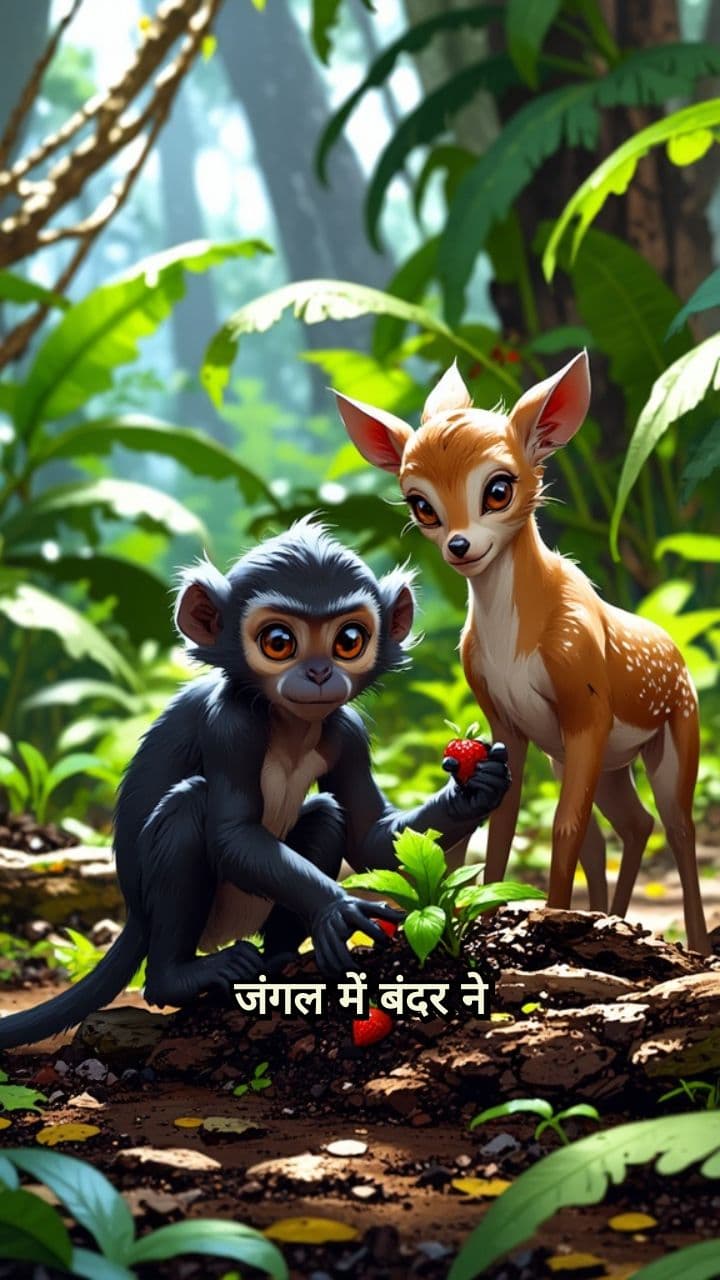 बंदर और हिरन का पौधा रहस्य