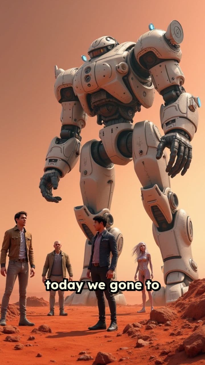 Mars Adventure and the Robot Battle