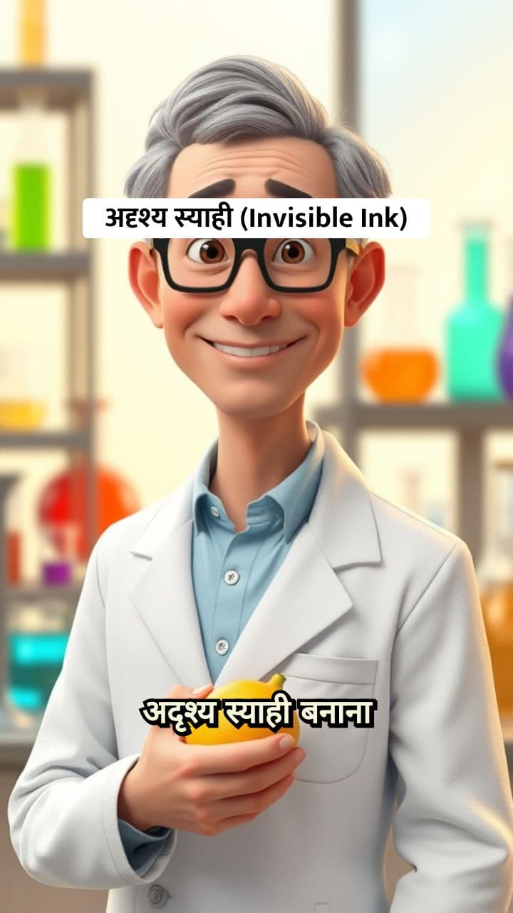 Invisible Ink Magic with Chemistry