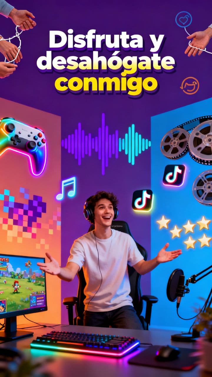 Disfruta y desahógate conmigo