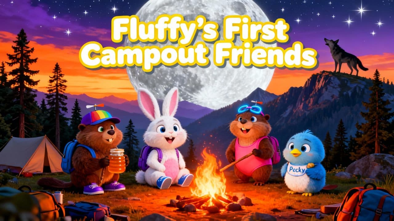 Fluffy’s First Campout Friends