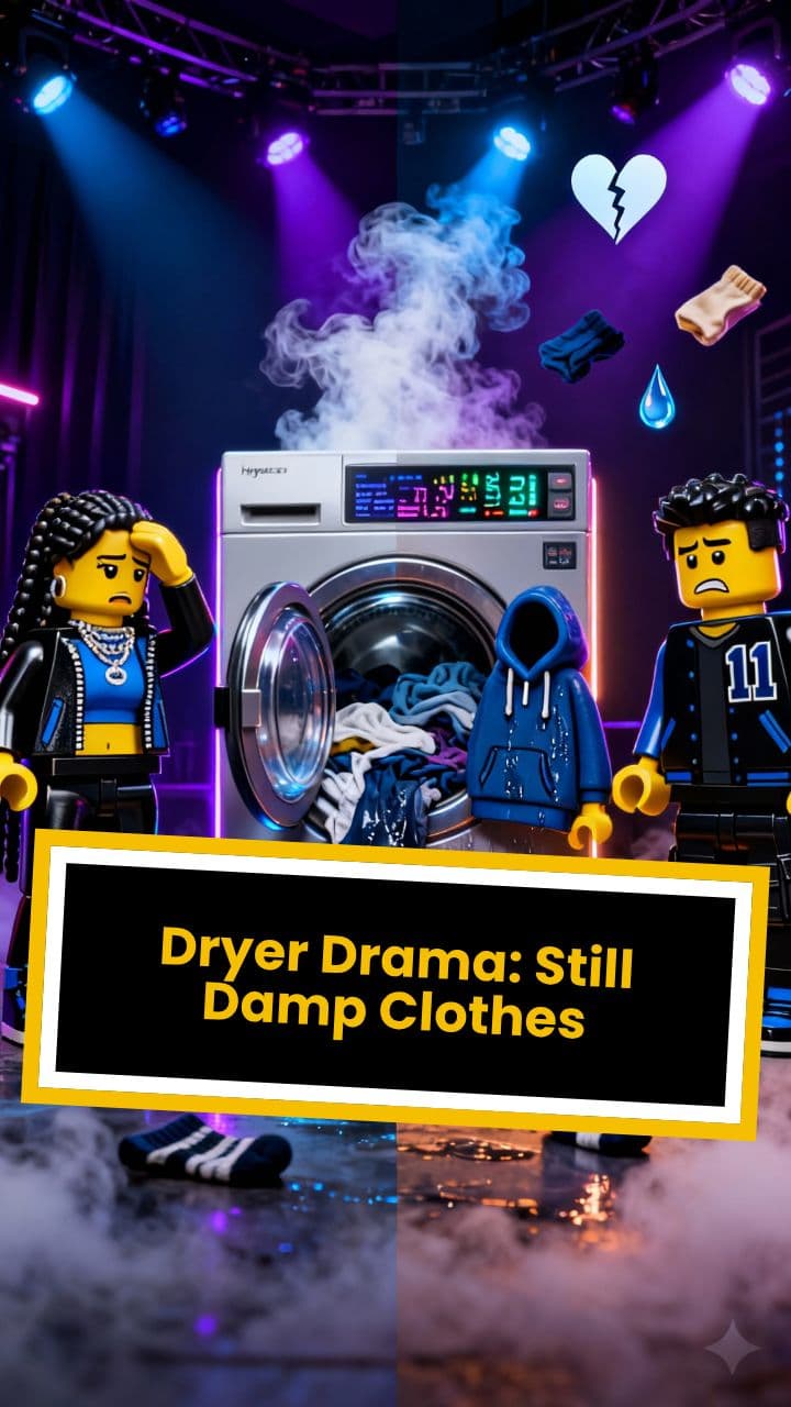 Dryer Drama: Still Damp Clothes