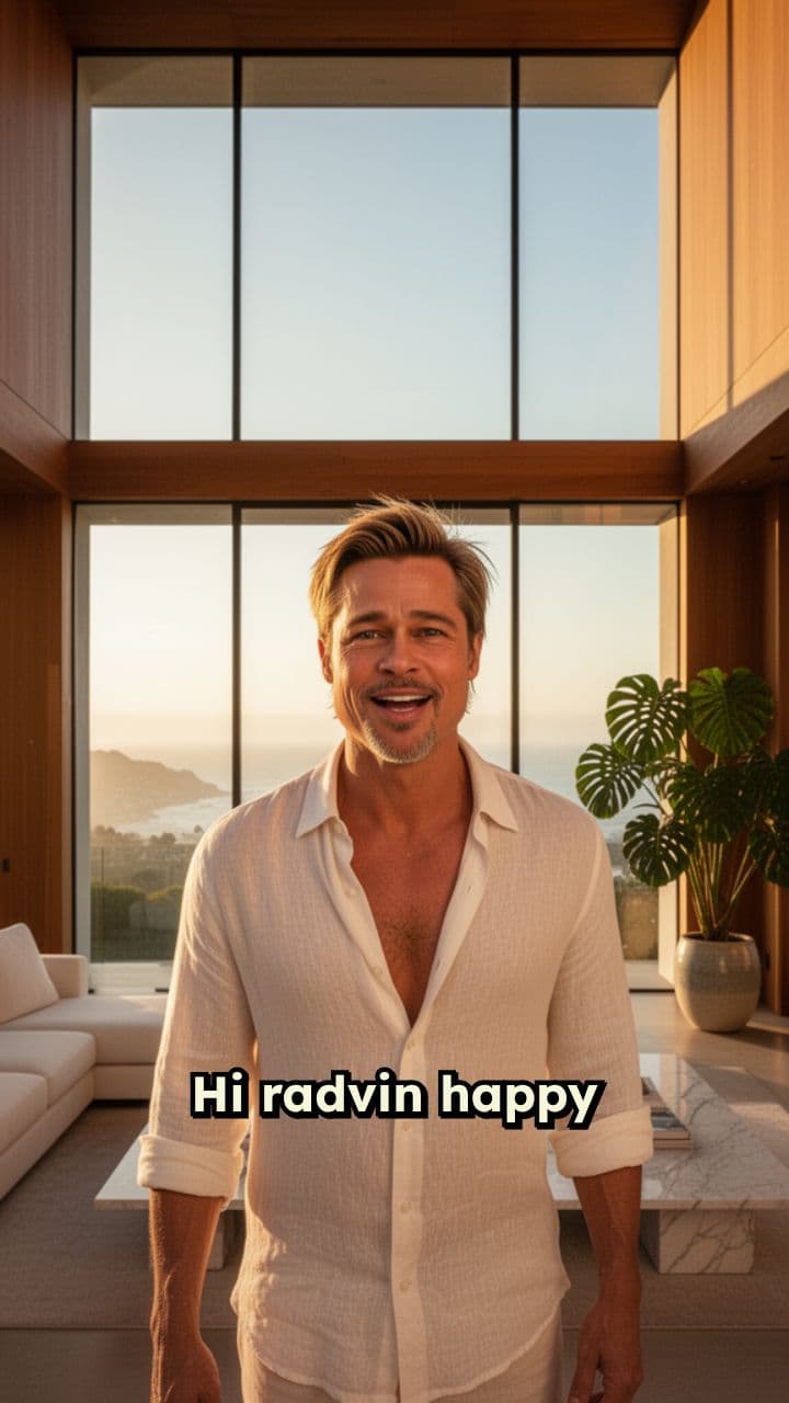 Brad Pitt's Birthday Message