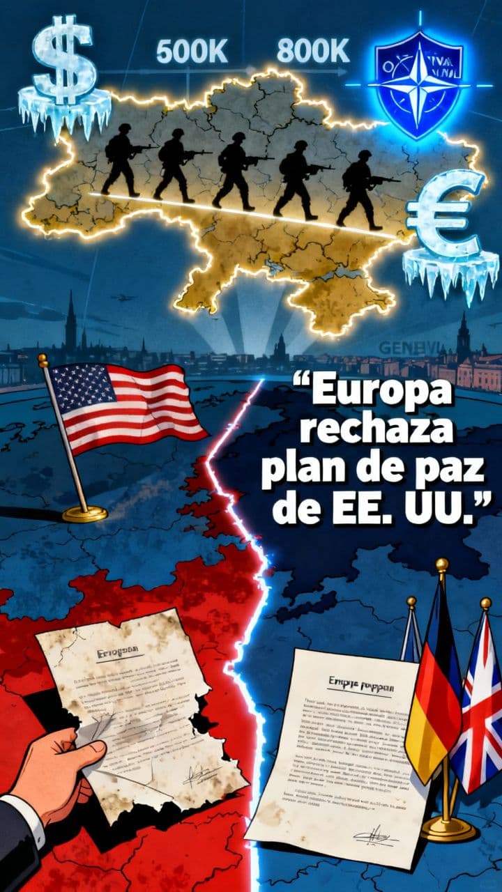 Europa rechaza plan de paz de EE. UU.