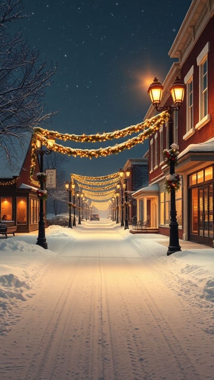 Cozy Christmas Town Ambience