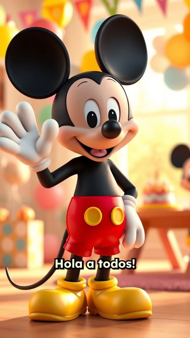 Cumpleaños de Jeremías con Mickey Mouse