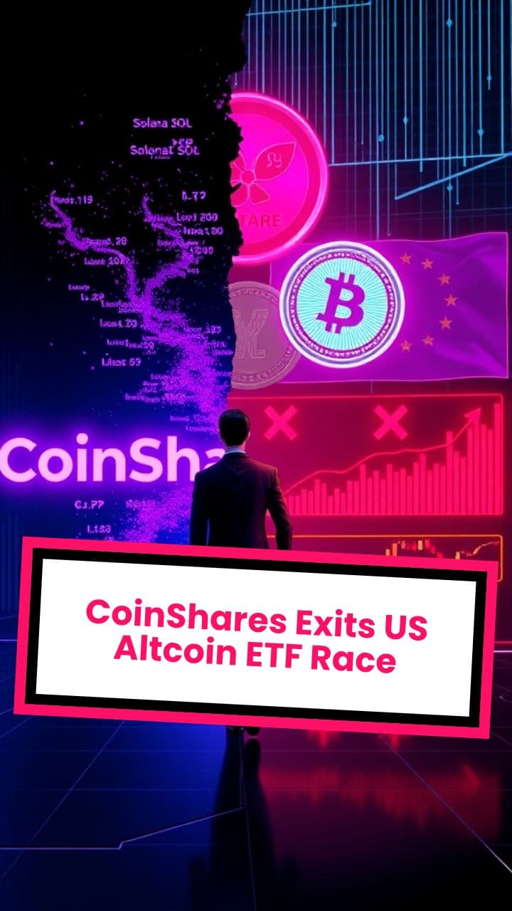 CoinShares Exits US Altcoin ETF Race