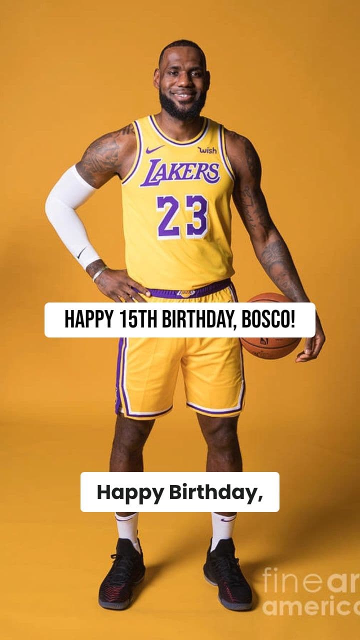 Happy 15th Birthday Bosco!