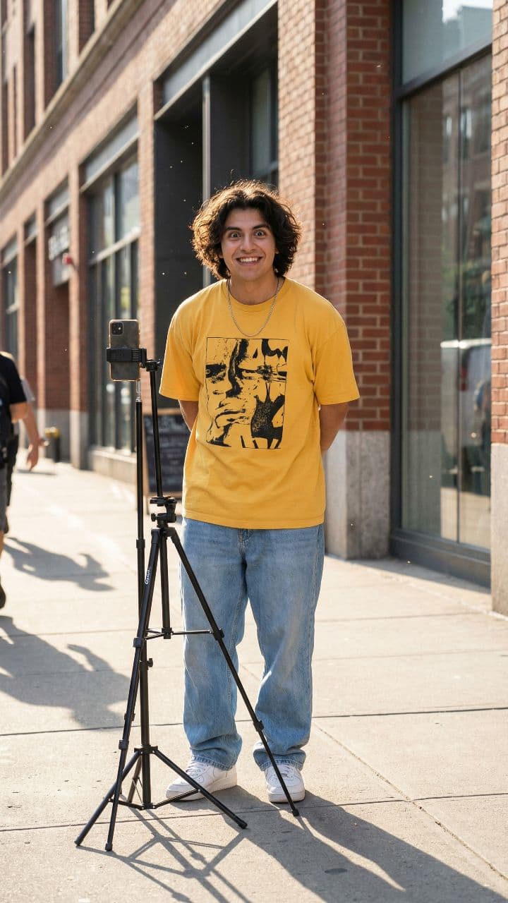 Detenido por fingir arresto en video