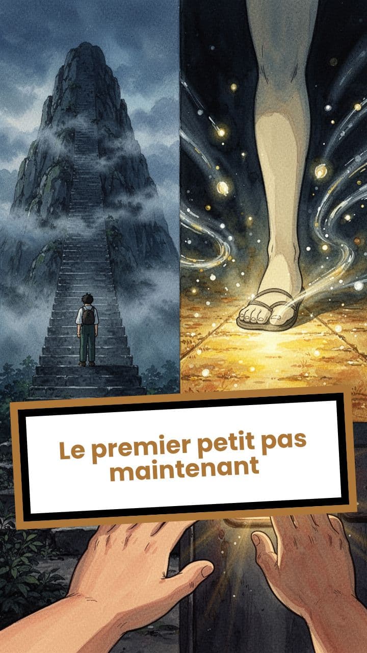 Le premier petit pas maintenant