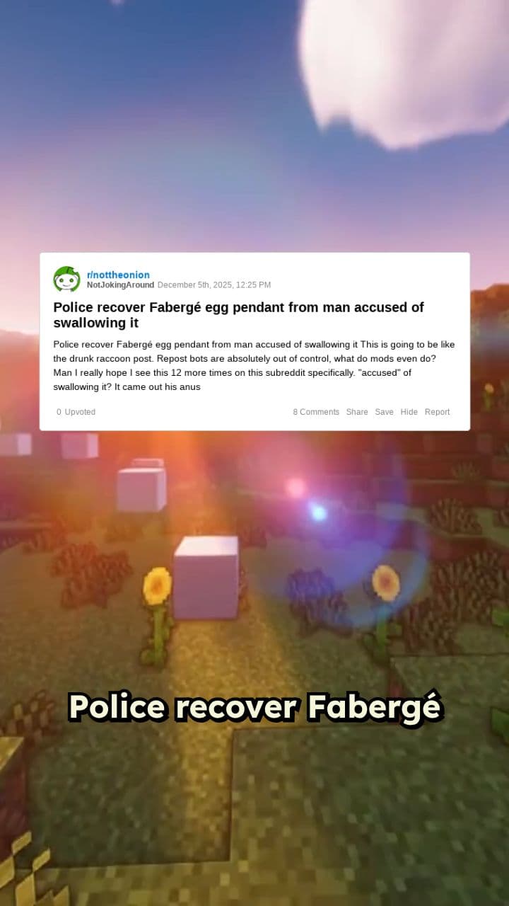 Police Retrieve Swallowed Fabergé Egg Pendant