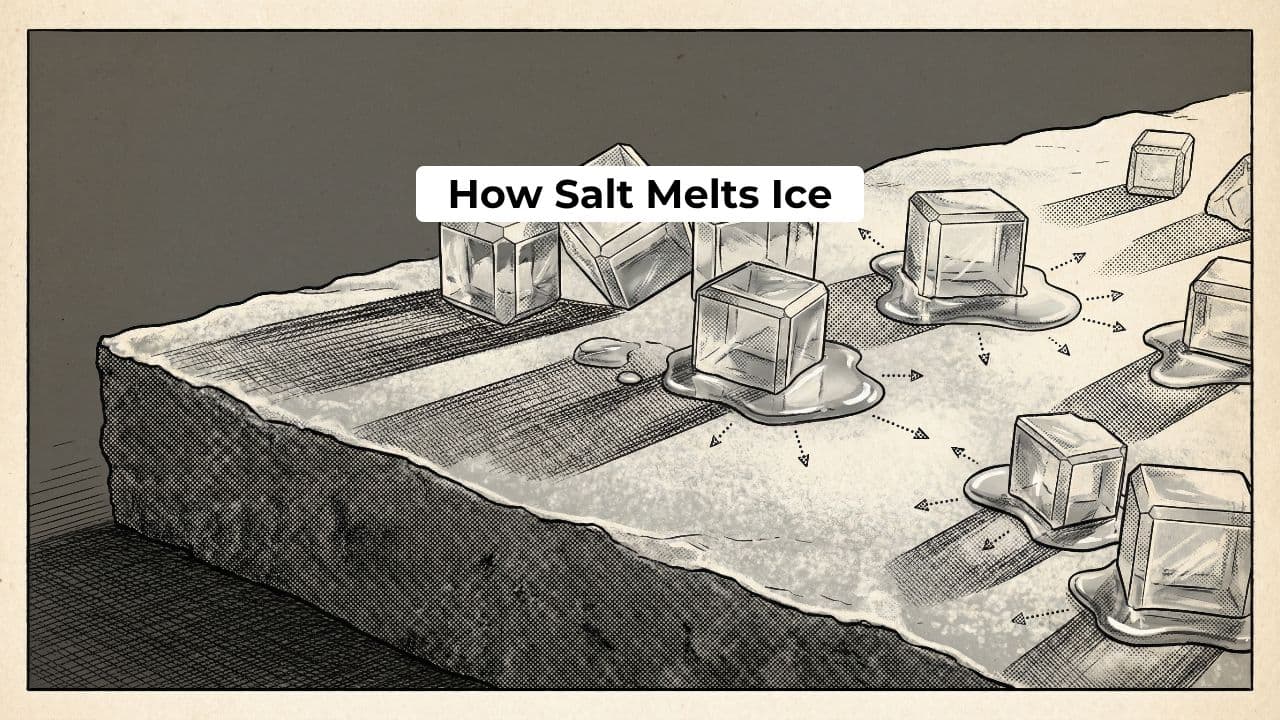 How Salt Melts Ice