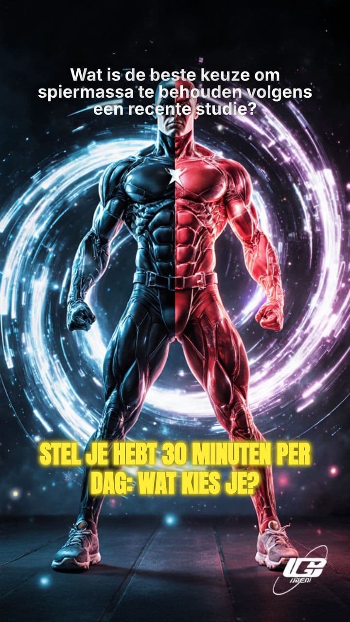 Wat is de beste keuze om spiermassa te behouden volgens een recente studie?