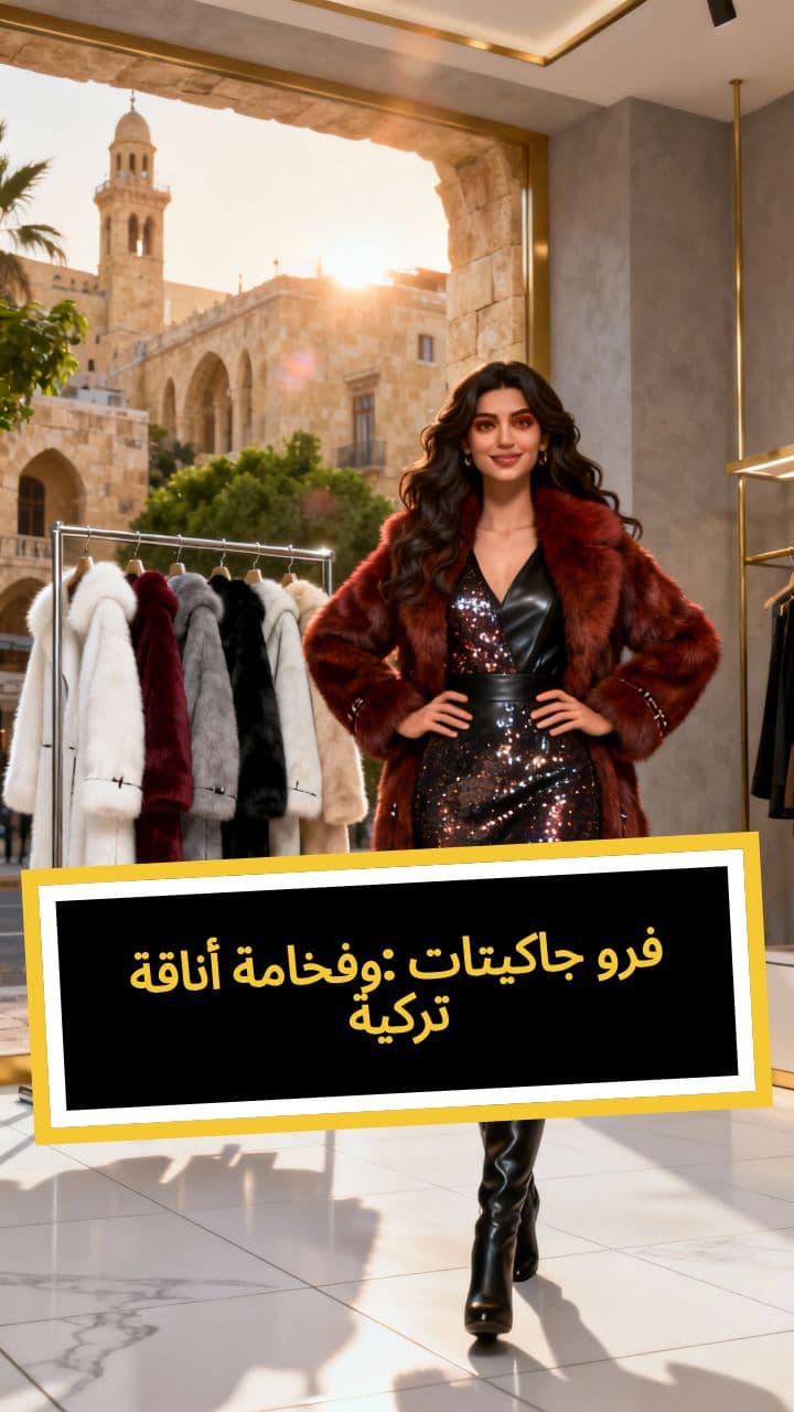 أناقة وفخامة: جاكيتات فرو تركية