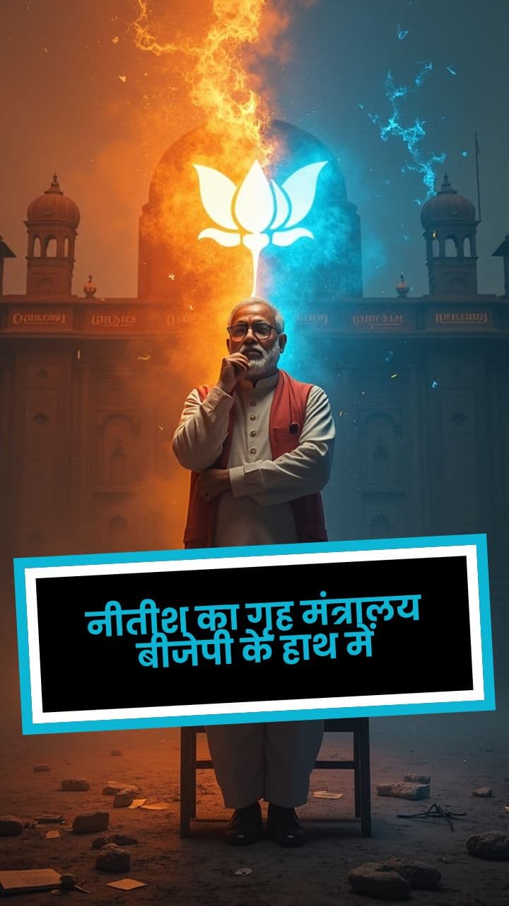 नीतीश का गृह मंत्रालय बीजेपी के हाथ में