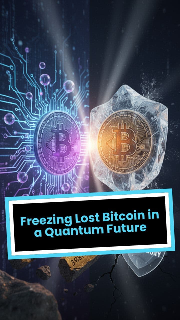 Freezing Lost Bitcoin in a Quantum Future
