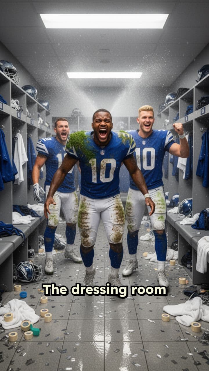 Dressing Room Celebration Chaos