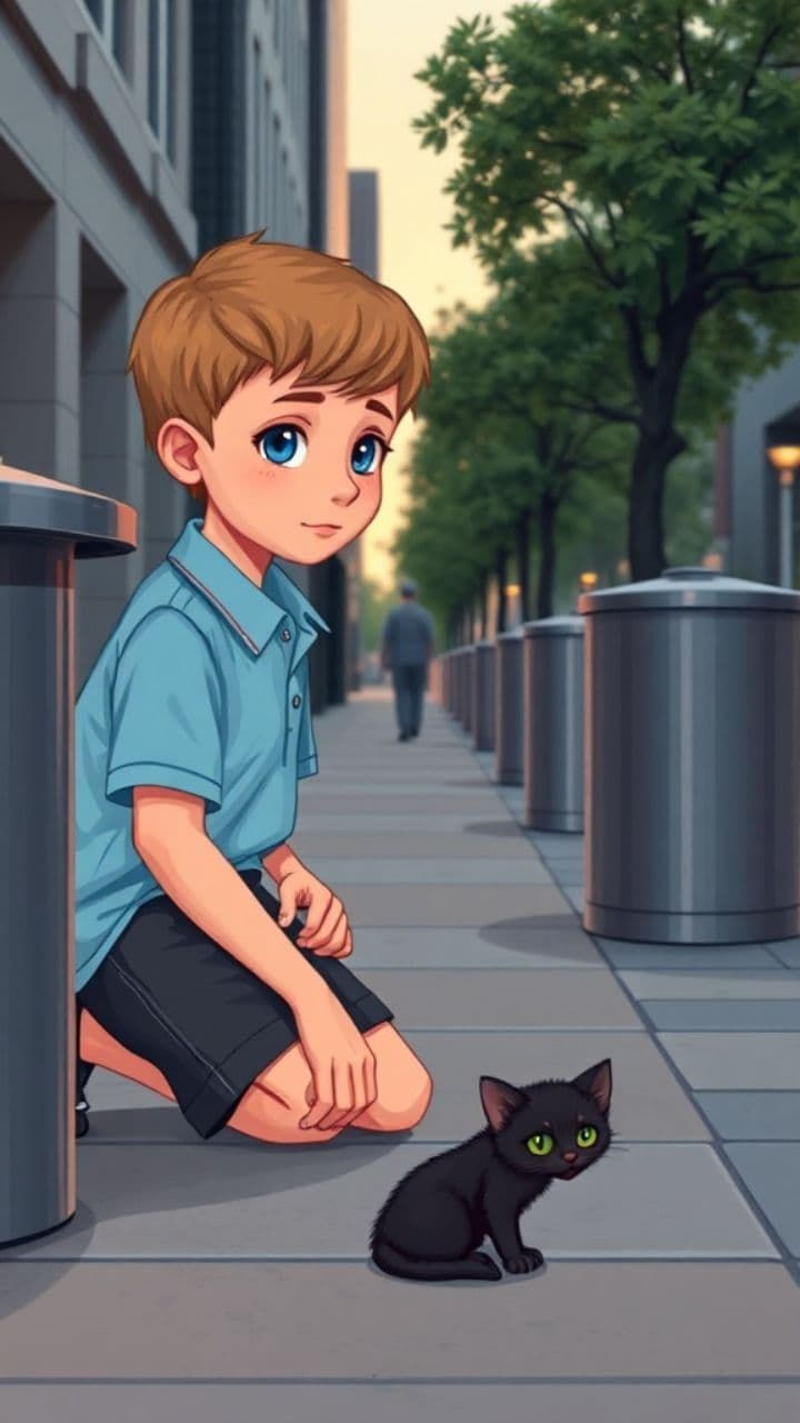 Le chat qui a sauvé un garçon