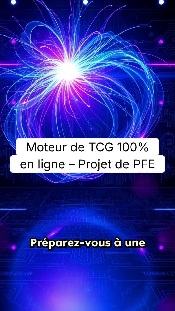 Moteur de TCG 100% en ligne - Projet de PFE