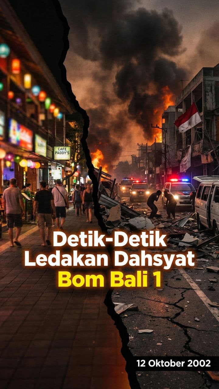 Detik-Detik Ledakan Dahsyat Bom Bali 1