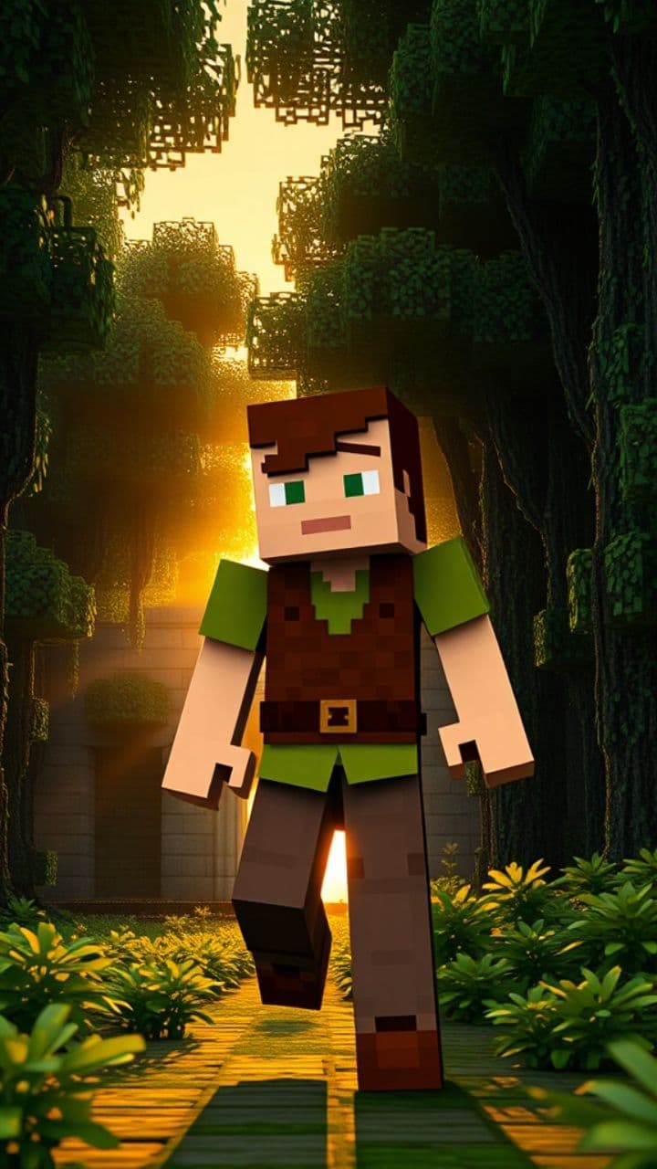 Minecraft Temple Runner