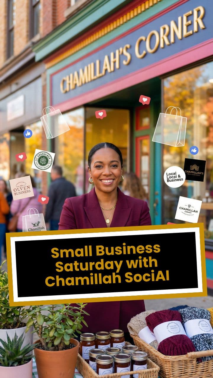 Small Business Saturday with Chamillah SociAI