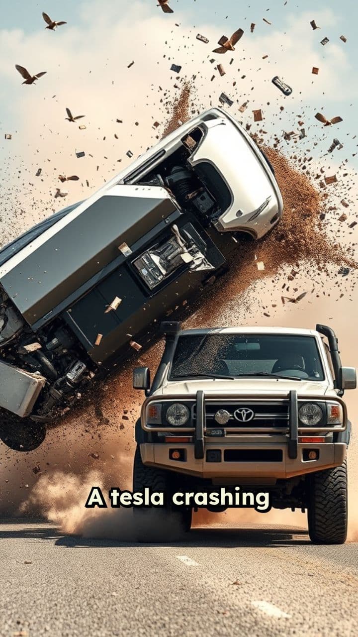 Tesla Crash Causes Explosive Battery Failure