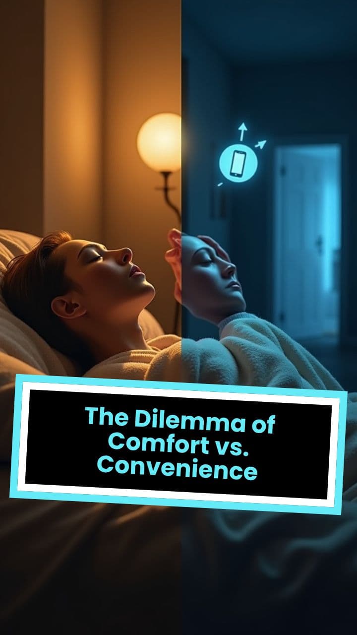 The Dilemma of Comfort vs. Convenience
