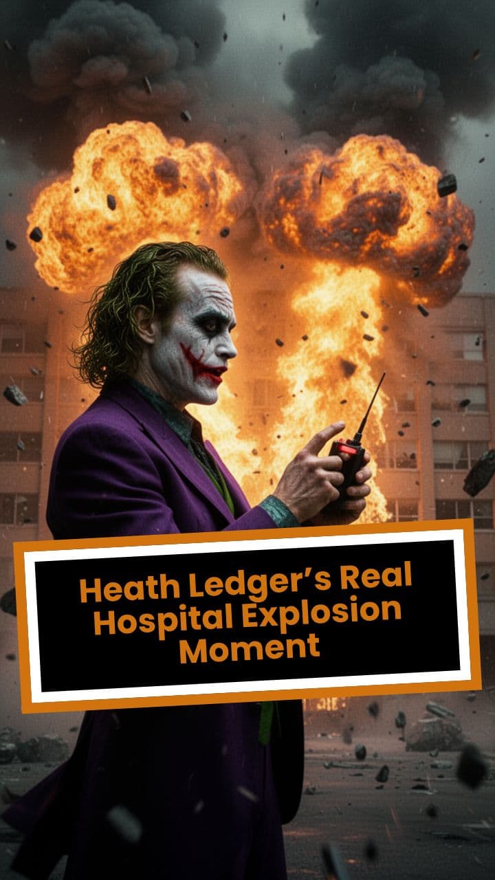 Heath Ledger’s Real Hospital Explosion Moment
