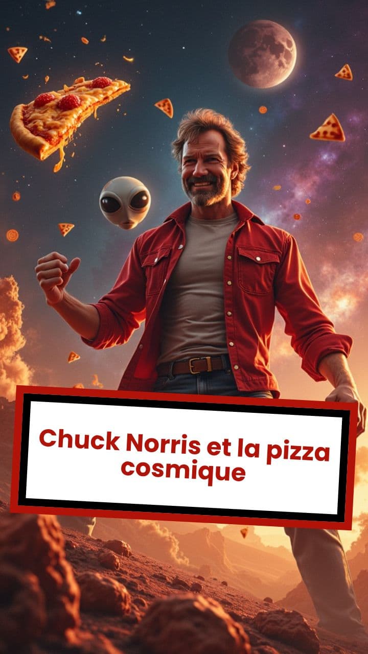 Chuck Norris et la pizza cosmique