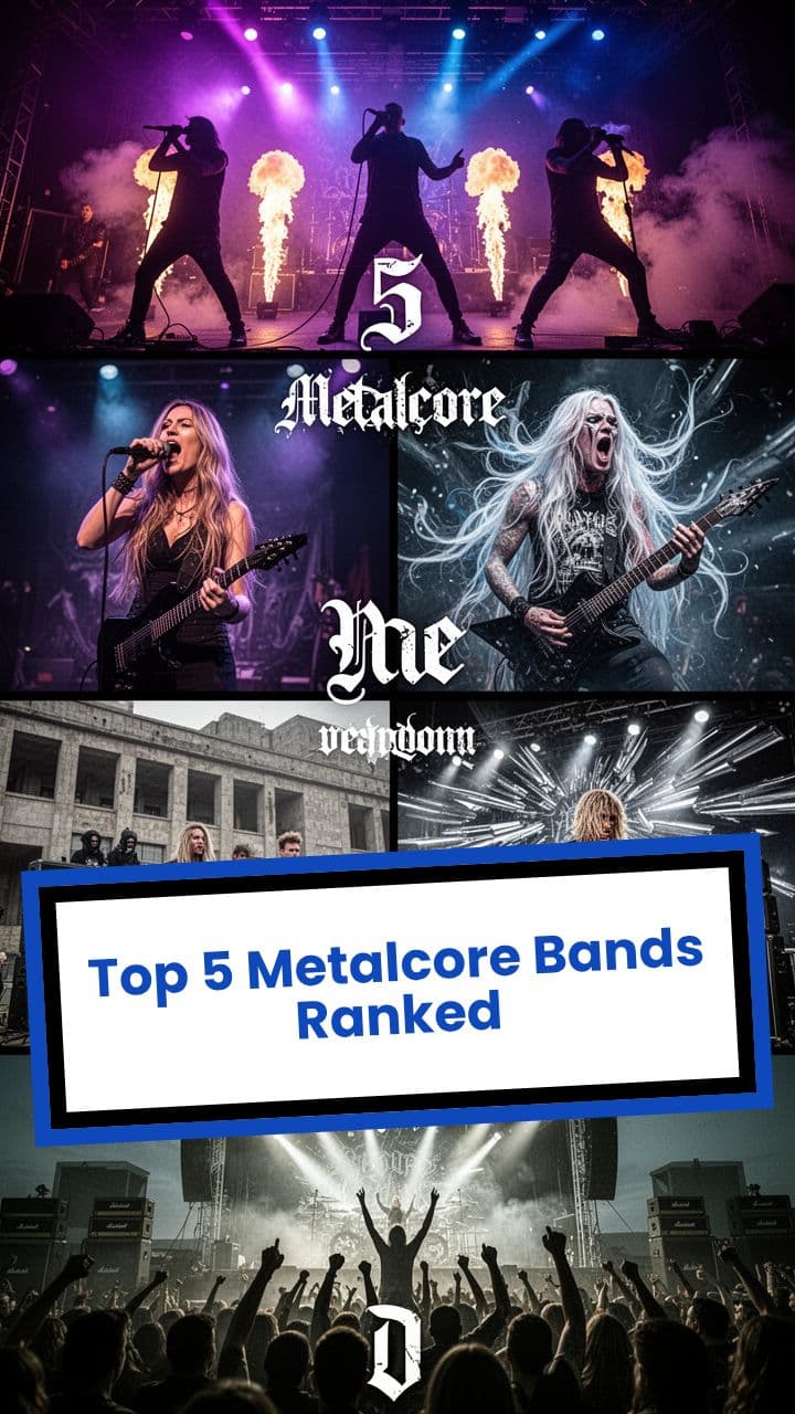 Top 5 Metalcore Bands Ranked