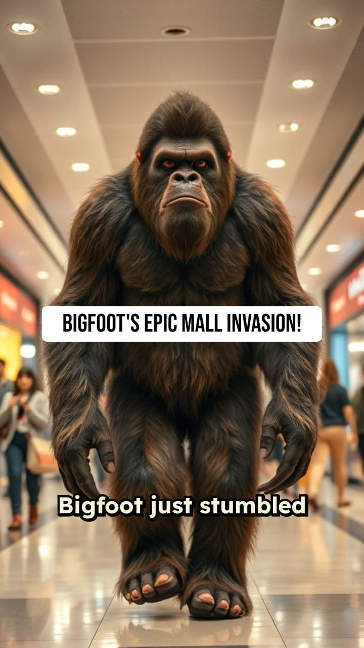 Bigfoot's EPIC MALL INVASION!
