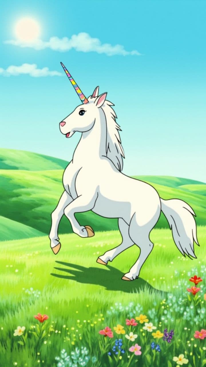Единорог в поле