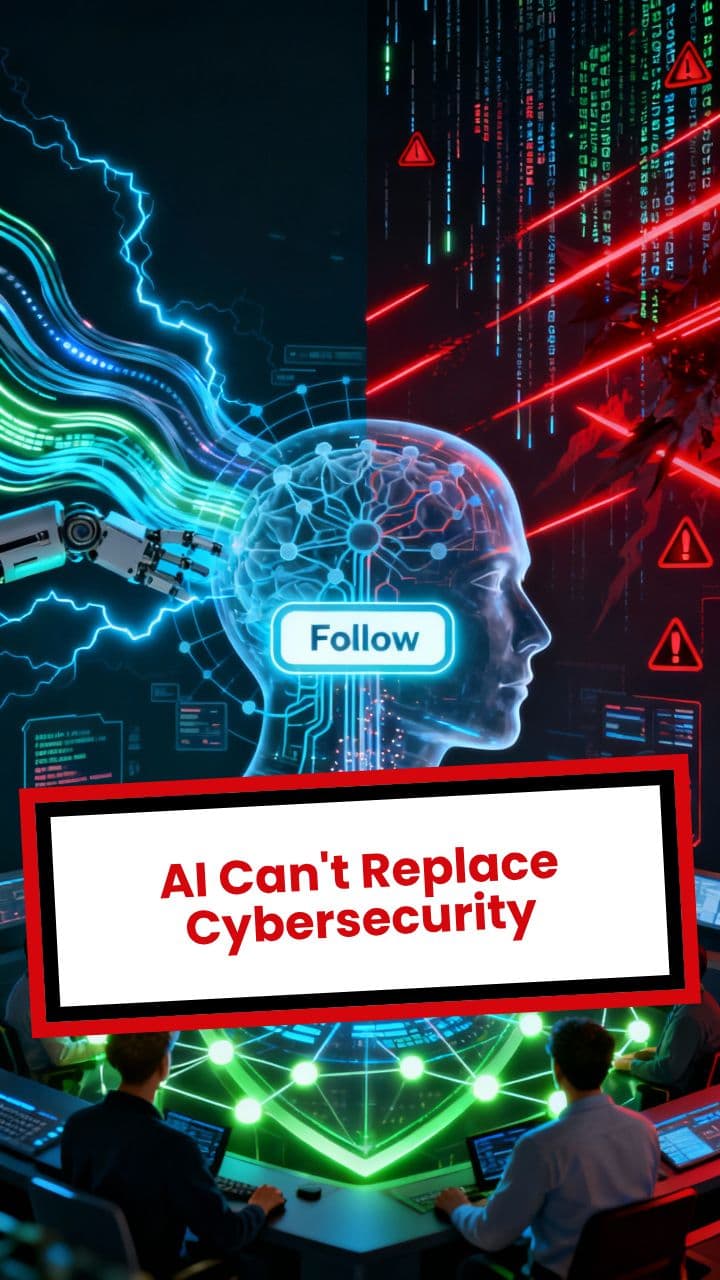 AI Can't Replace Cybersecurity
