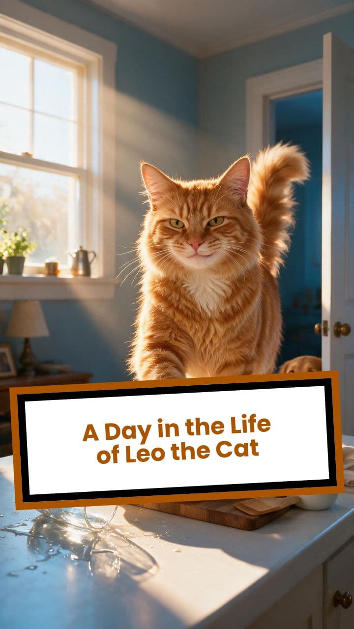 A Day in the Life of Leo the Cat