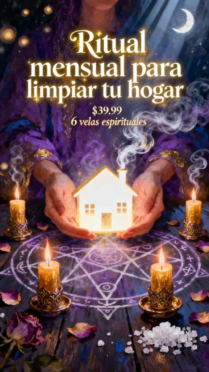 Ritual mensual para limpiar tu hogar
