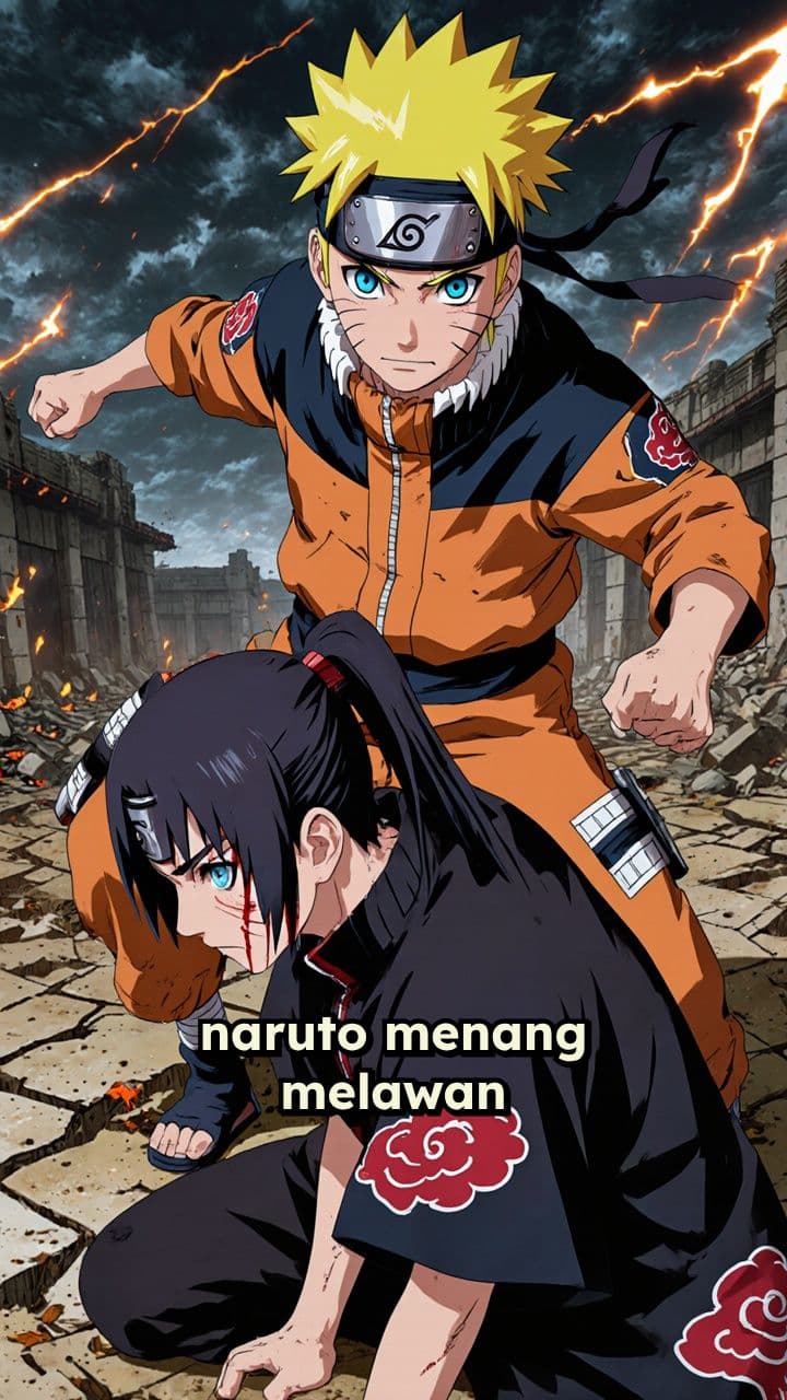 Naruto Defeats Itachi Uchiha