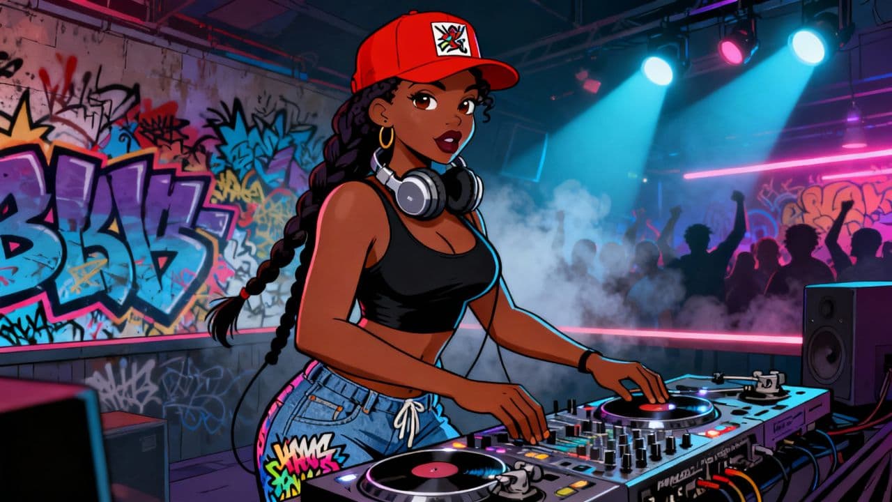 DJ Pretty Mama in the Club
