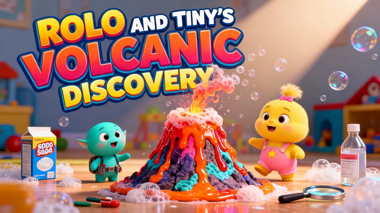 Rolo and Tiny's Volcanic Discovery