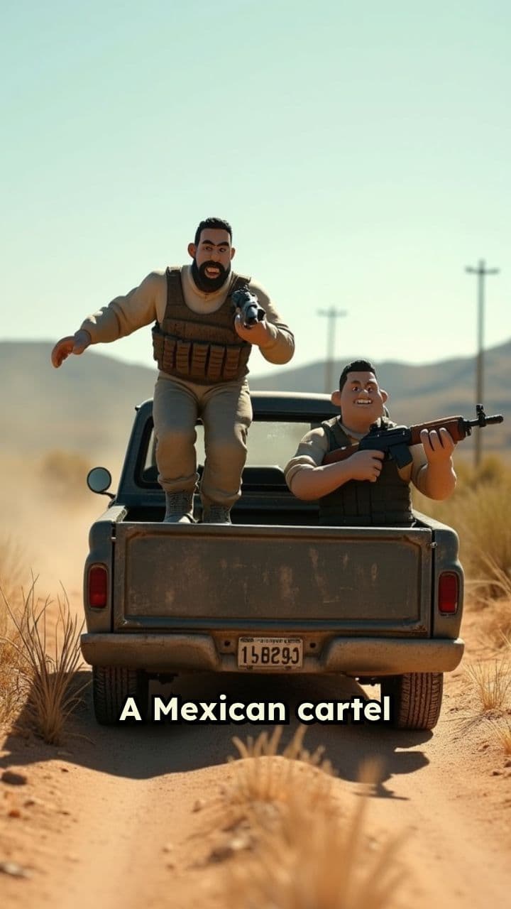 Cartel Mobilizes with Arms in Truck