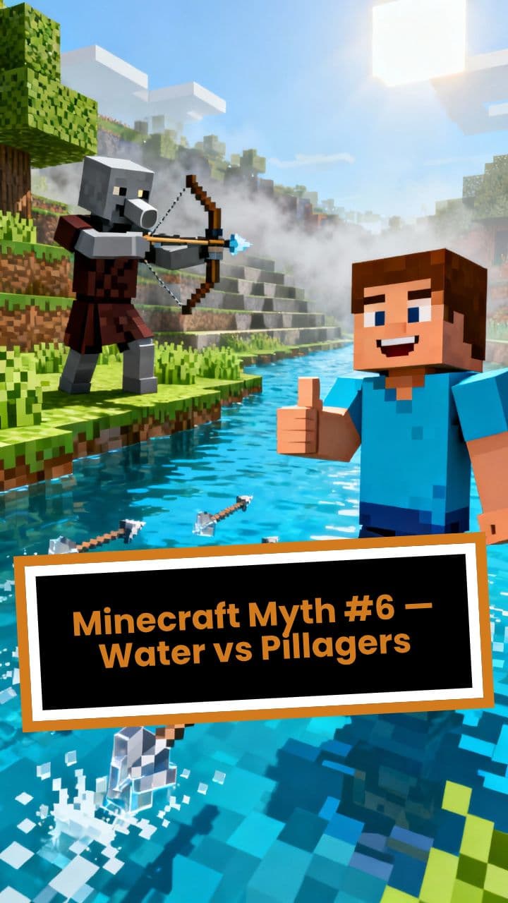 Minecraft Myth #6 — Water vs Pillagers